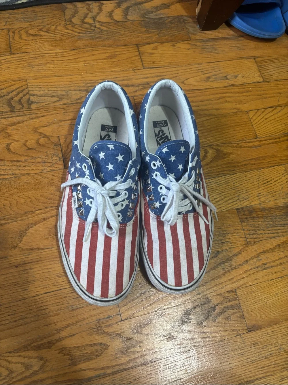 Vans Kids Americana Flag Low-Top Sneakers - Red White Blue